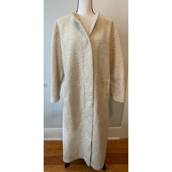 NWT | Something Navy | Long Faux Shearling Coat (Nordstrom Exclusive) - Picture 3 of 6